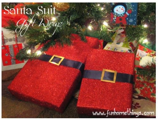 santa belt decorating ideas