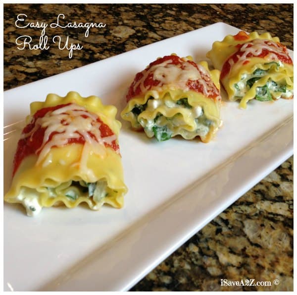 Easy Lasagna Roll Ups Recipe