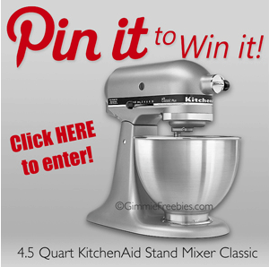 Winner Announced!!! KitchenAid  Mixer Giveaway