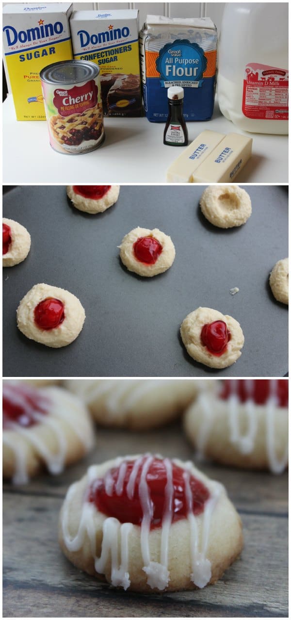 Thumbprint Cookies with Icing