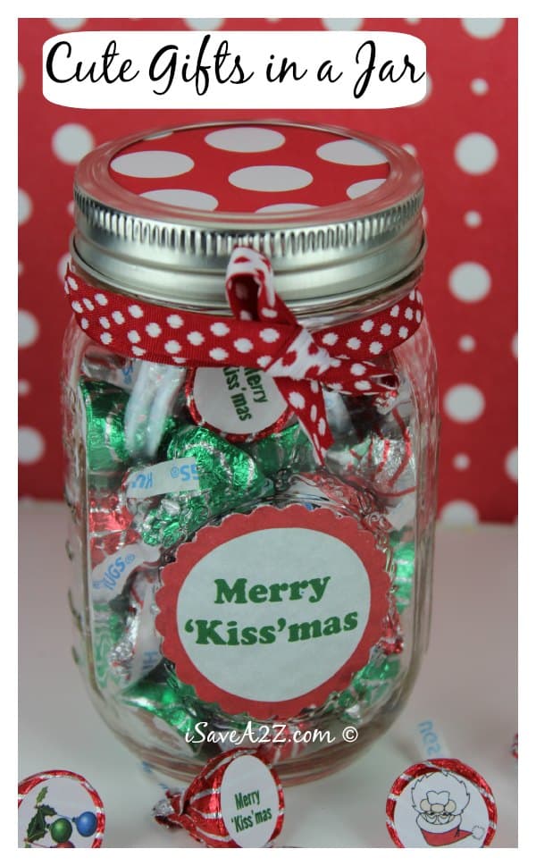 Unique Handmade Christmas Gifts: ‘Kiss ‘mas Gift in a Jar