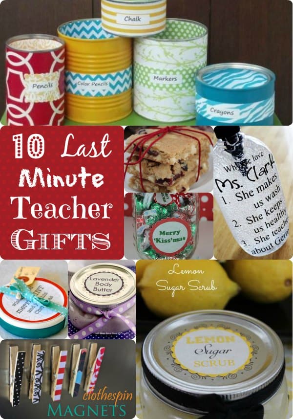 10 Last Minute Teacher Gift Ideas