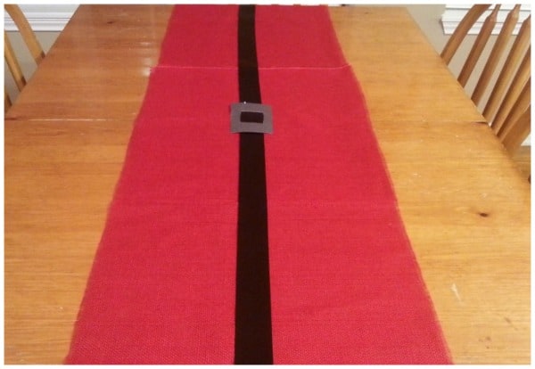 santa belt table runner