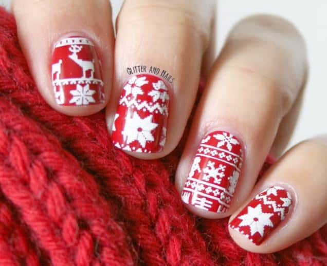 christmas nail art ideas