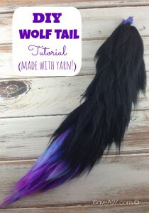 Costume Wolf Tail Tutorial instructions included
