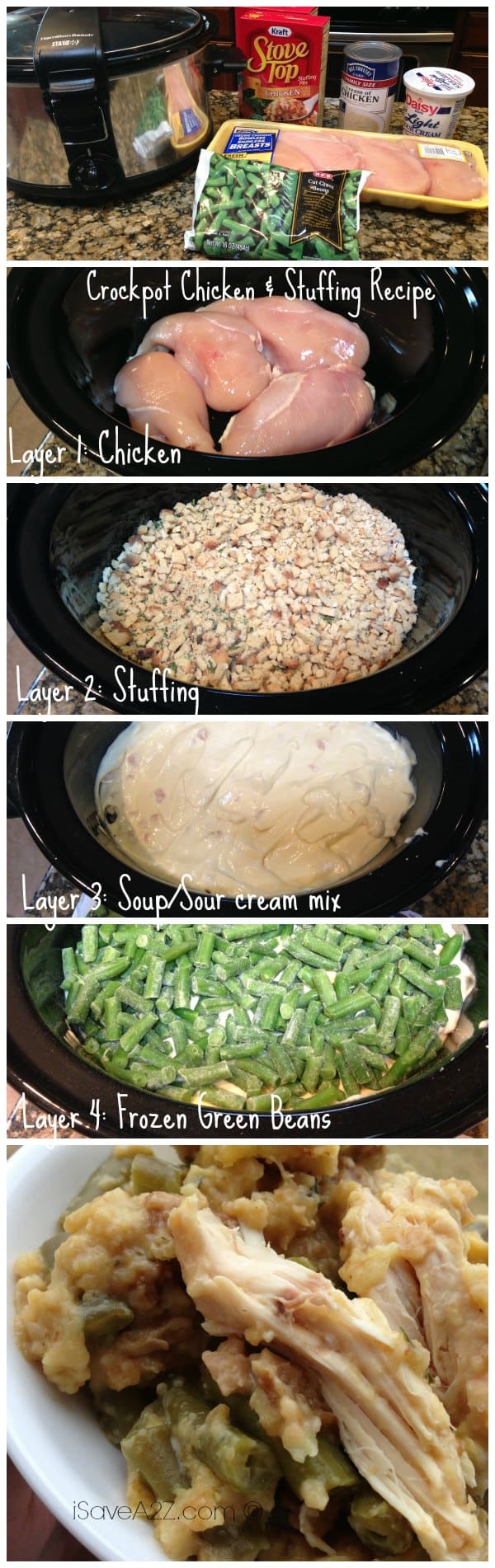 Crockpot Chicken and Stuffing Recipe