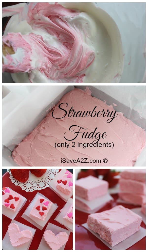 Easy Strawberry Fudge Recipe