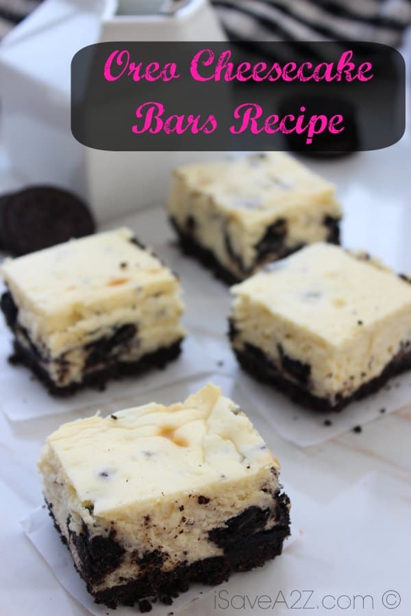 Oreo Cheesecake Bars