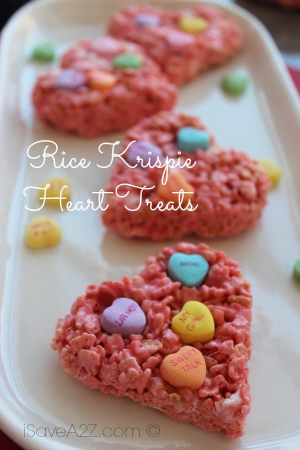 Easy Rice Krispie Hearts Recipe