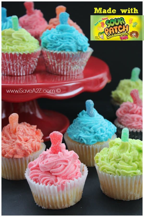 Sour Patch Kids Cupcakes Recipe