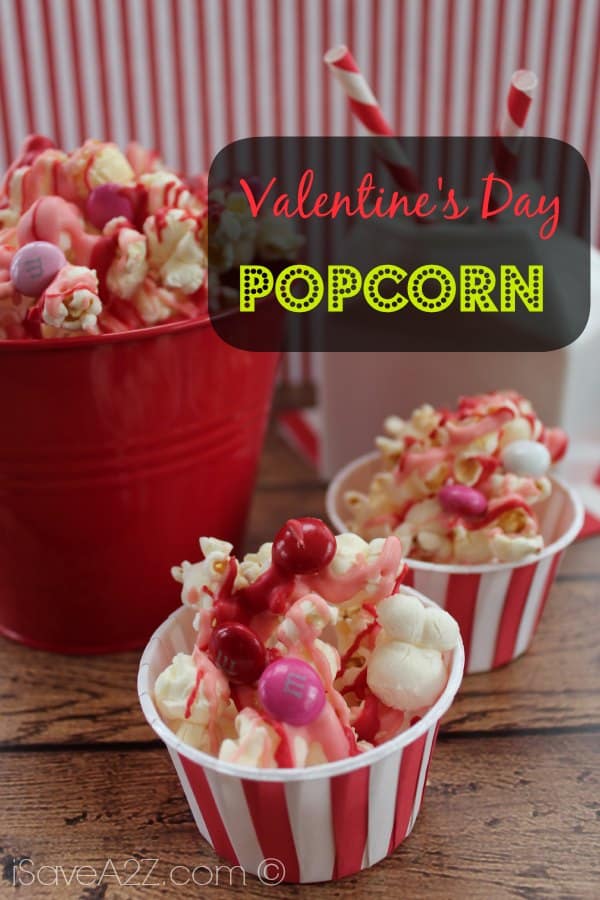 Valentine's Day popcorn