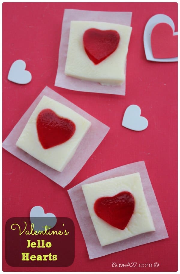 Valentine’s Jello Hearts Recipe