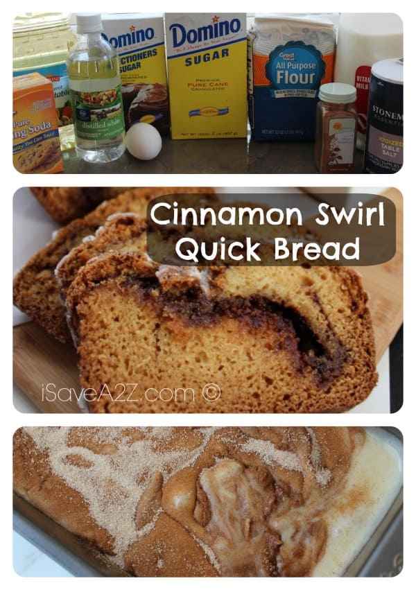 Cinnamon Swirl Quick Bread Recipe