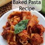 Crockpot Baked Pasta