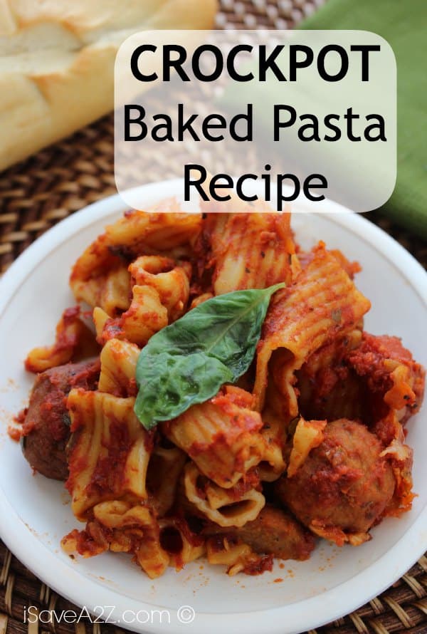 Crockpot Baked Pasta Recipe