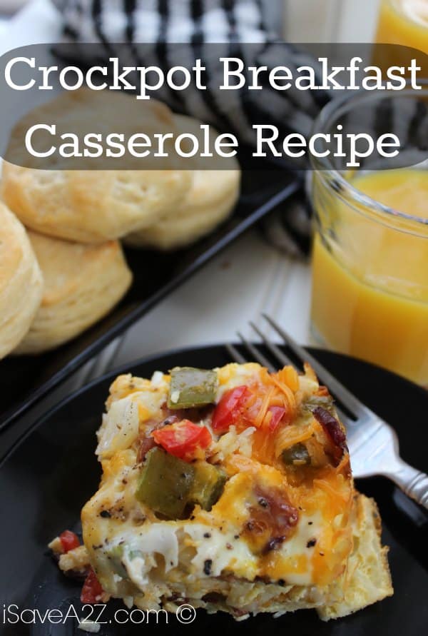 Crockpot Breakfast Casserole Recipe