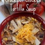 Crockpot Chicken Tortilla Soup