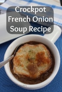Crockpot French Onion Soup - iSaveA2Z.com
