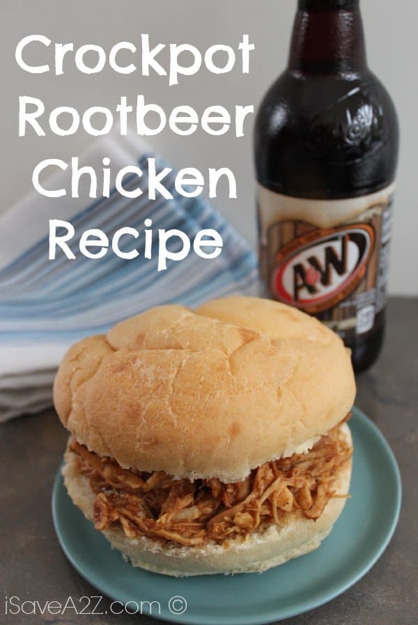 Crockpot Root Beer Chicken Recipe - iSaveA2Z.com