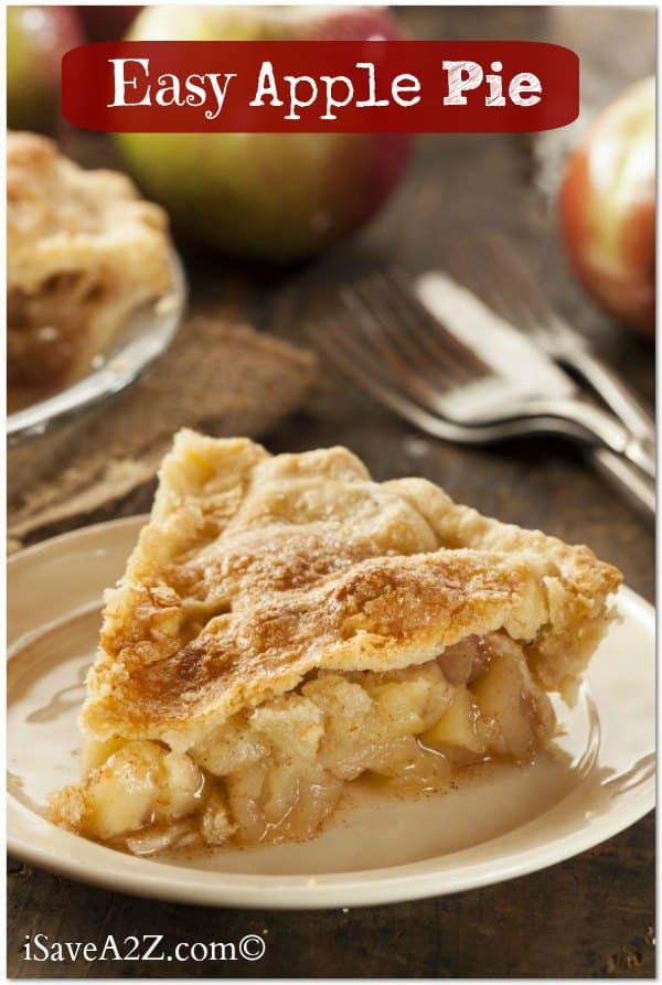 Easy Apple Pie Recipe - You won't believe how simple this is!