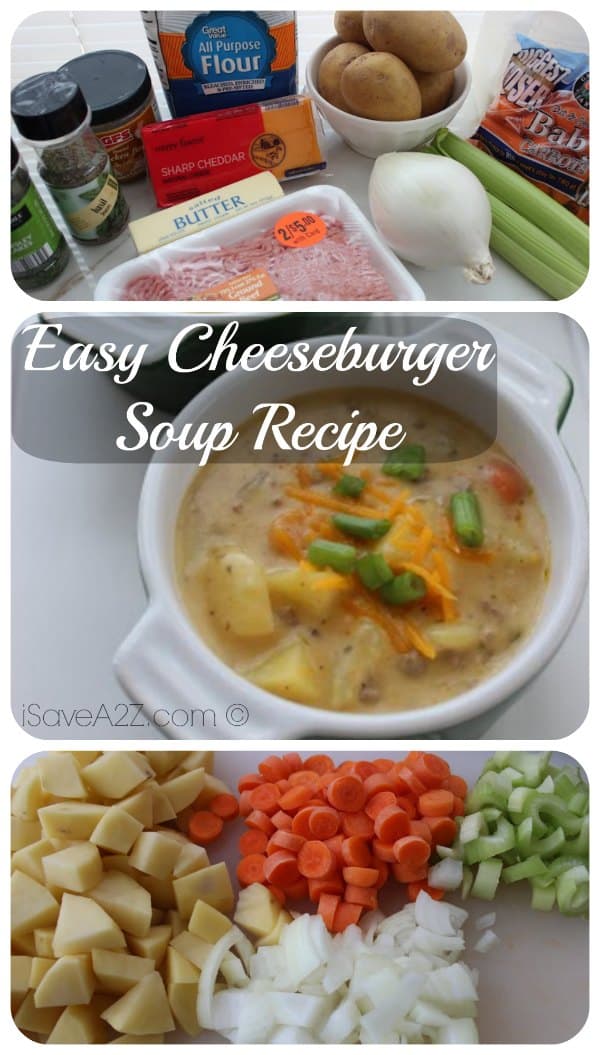 Easy Cheeseburger Soup Recipe
