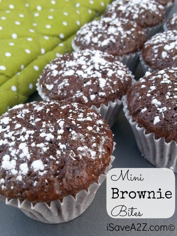 Weight Watchers Dessert:  Mini Brownie Bites Recipe (2 Points)