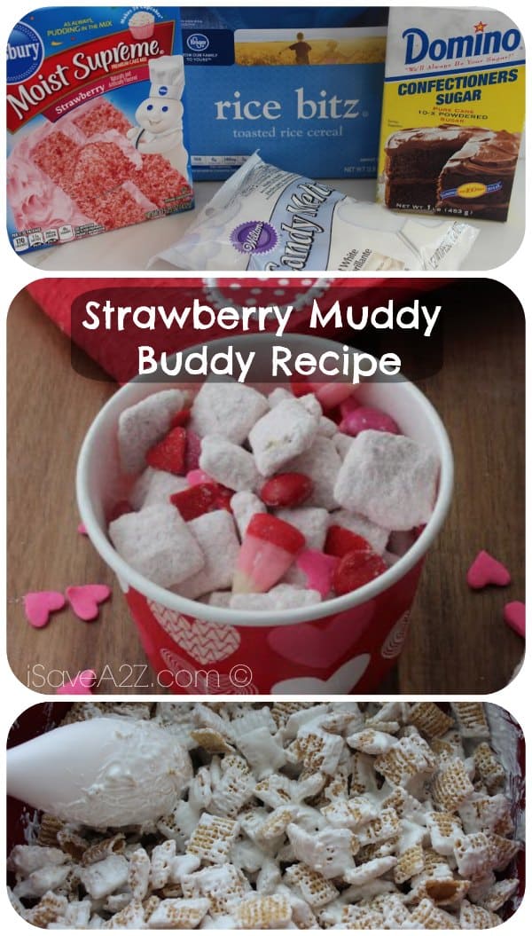 Strawberry Muddy Buddy Recipe