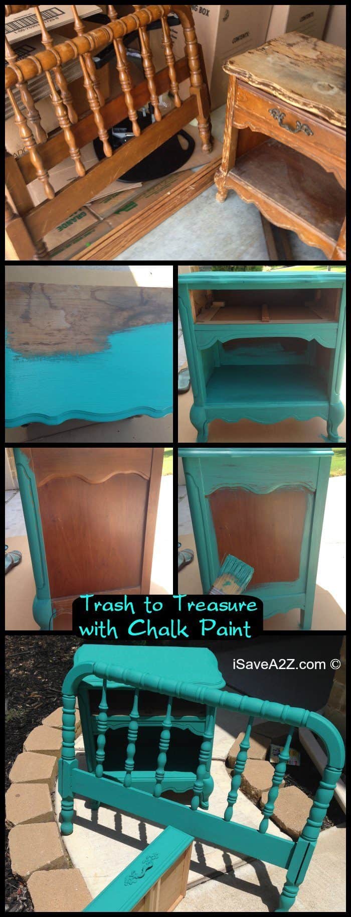 Trash to Treasure with Homemade Chalk Paint