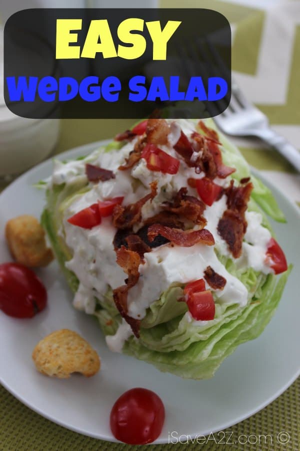 Easy Wedge Salad