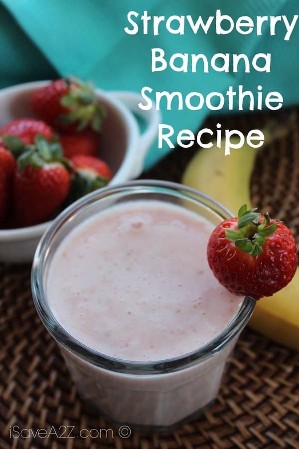 Strawberry Banana Smoothie Recipe