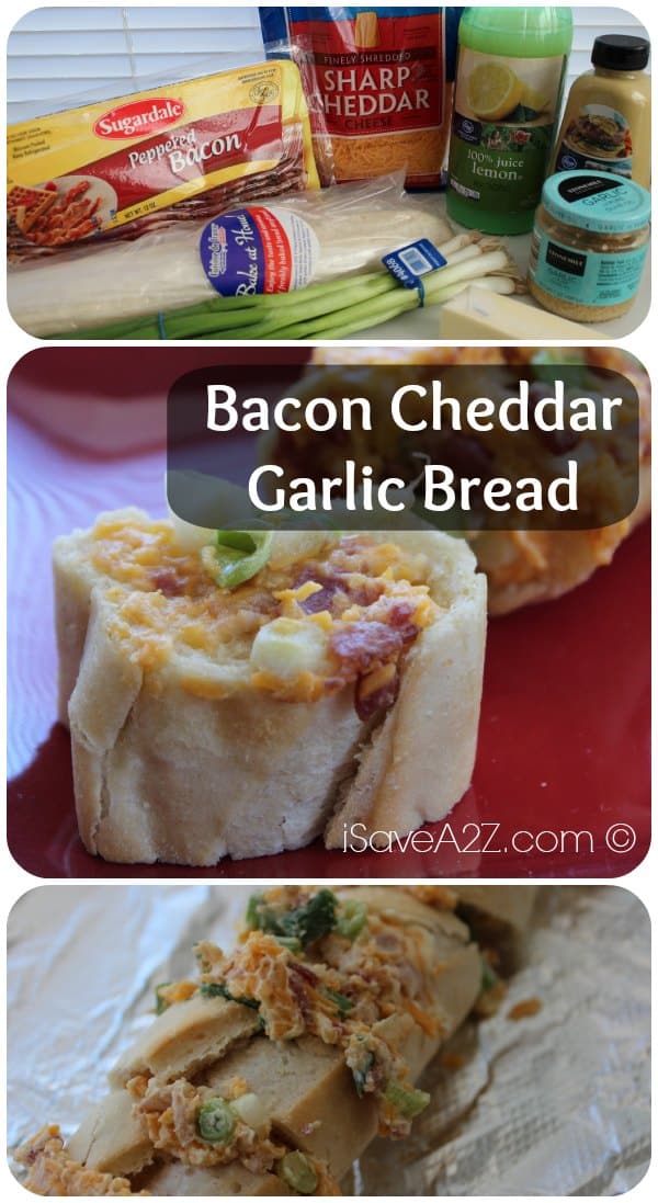 Bacon Cheddar Garlic Bread