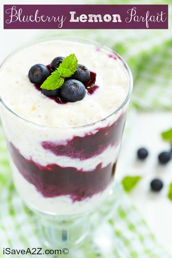 blueberry lemon parfait