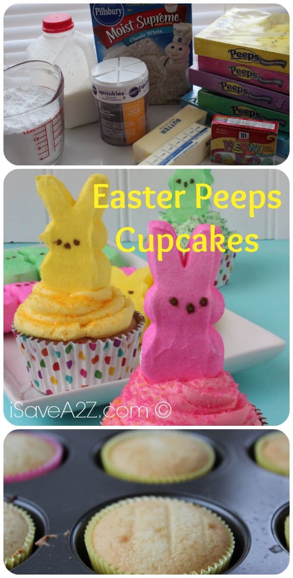 Easter Peeps Cupcakes