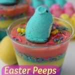 Easter Peeps Pudding Cups