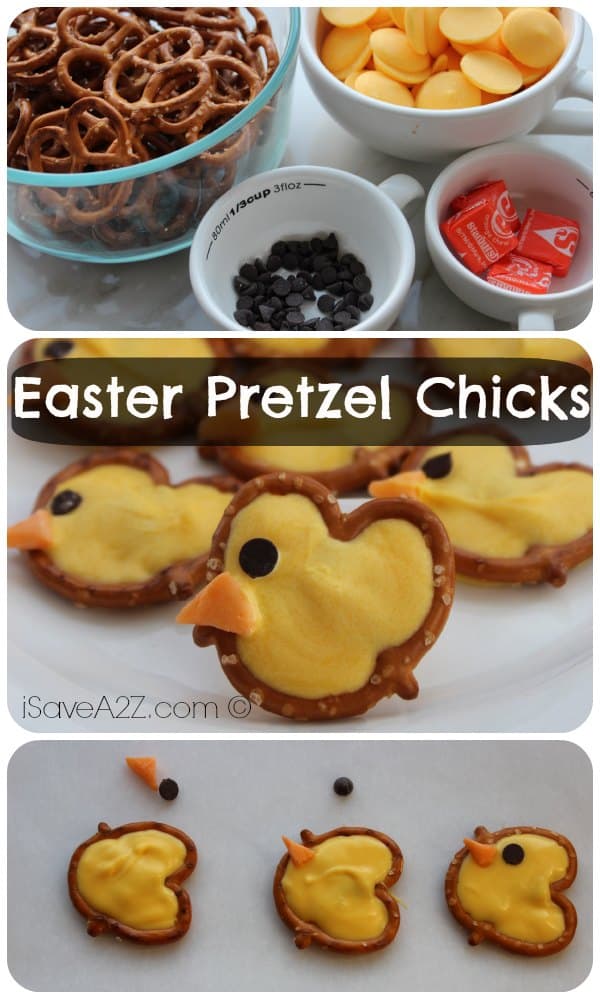 Easter Pretzel Chicks