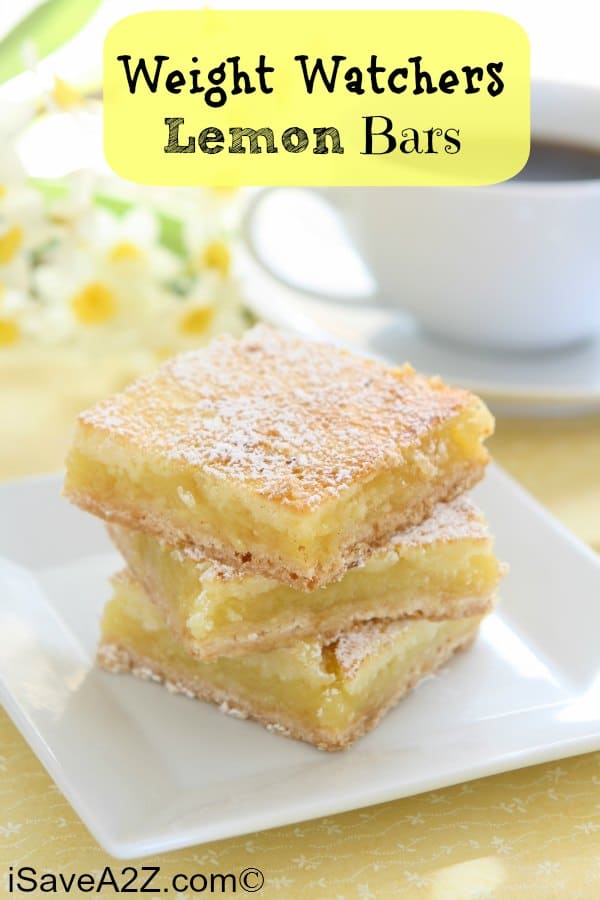 weight watchers Lemon Bars