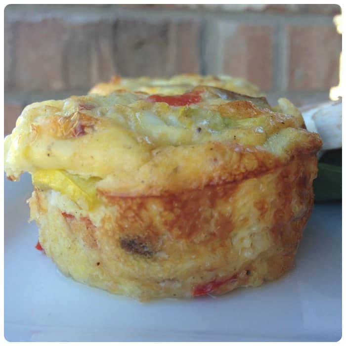 Low Carb Mushroom Omelet Muffin