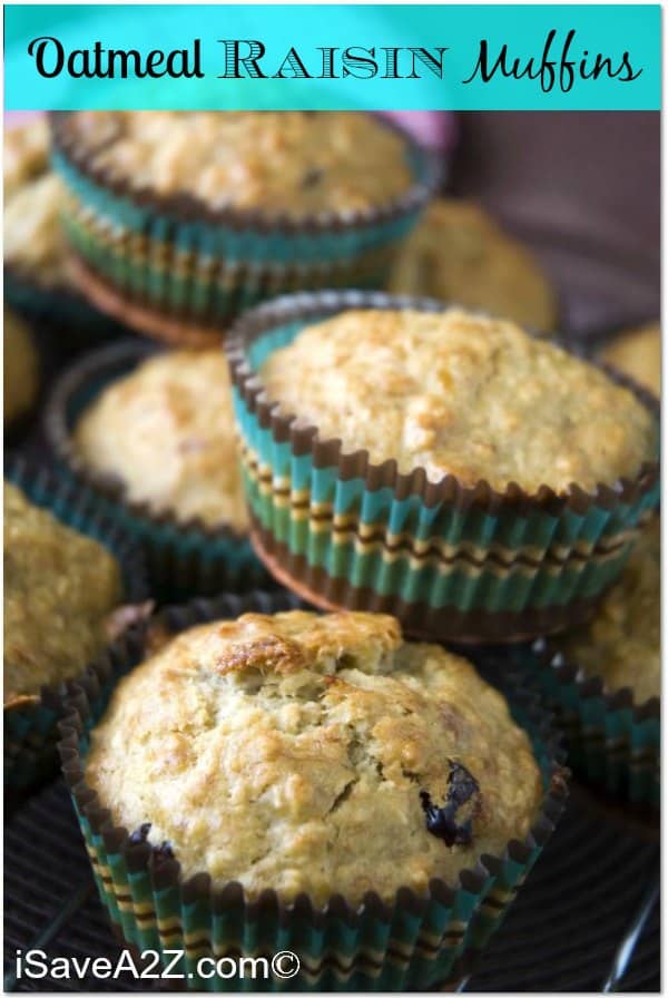 Oatmeal Raisin Muffins