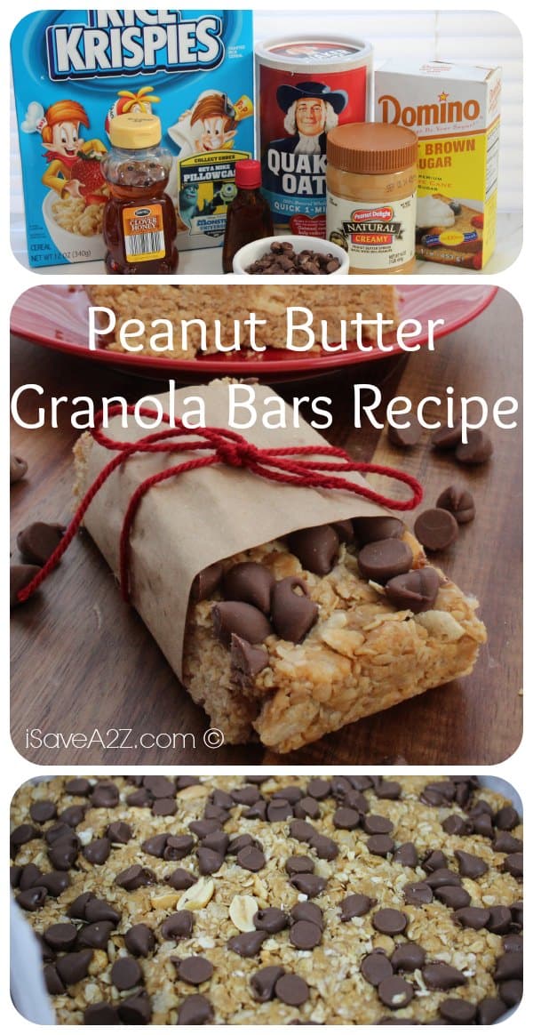 Peanut Butter Granola Bars Recipe