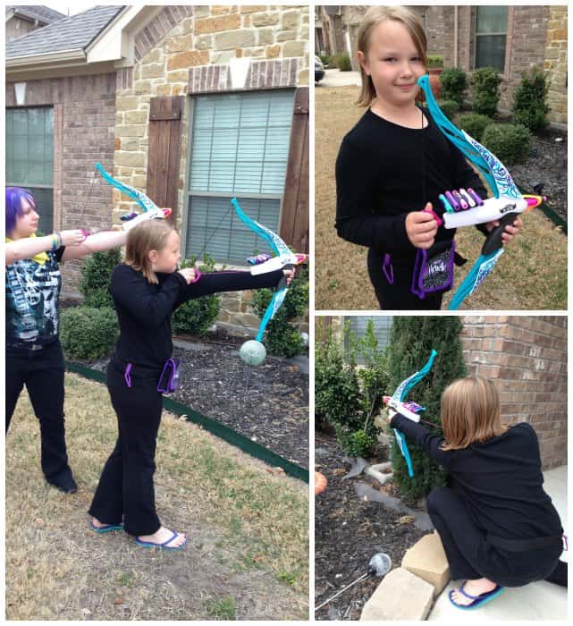 Pretend Hunger Games and the Nerf Cross Bow