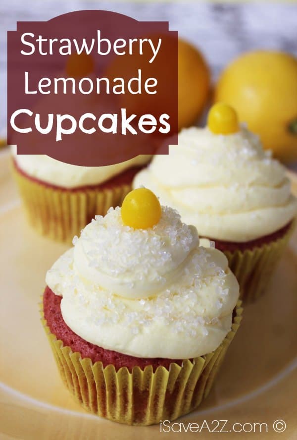 Strawberry Lemonade Cupcakes Recipe