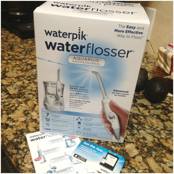 Waterpik Aquarius Professional Water Flosser review #NewAgeInWaterFlossing #AD