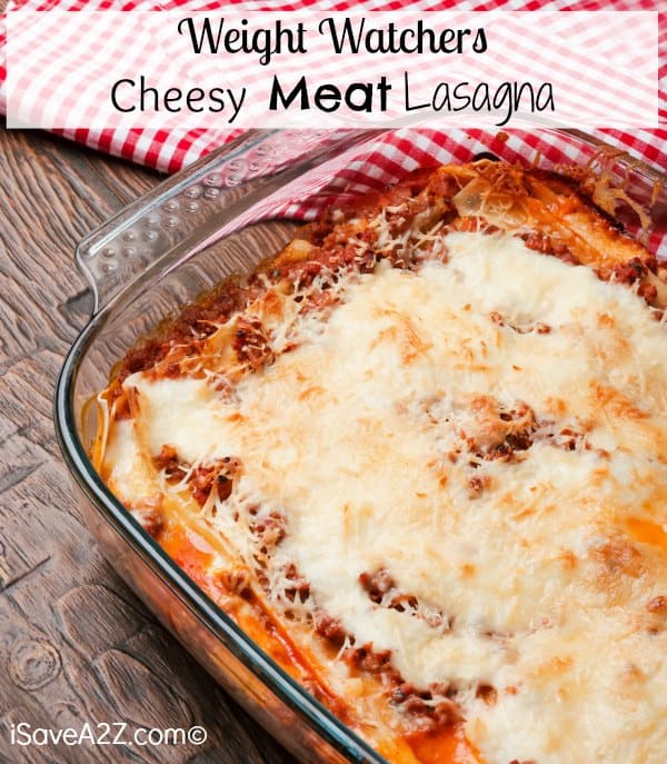 Weight Watchers Lasagna With Meat Sauce Only 8 Points Per Serving