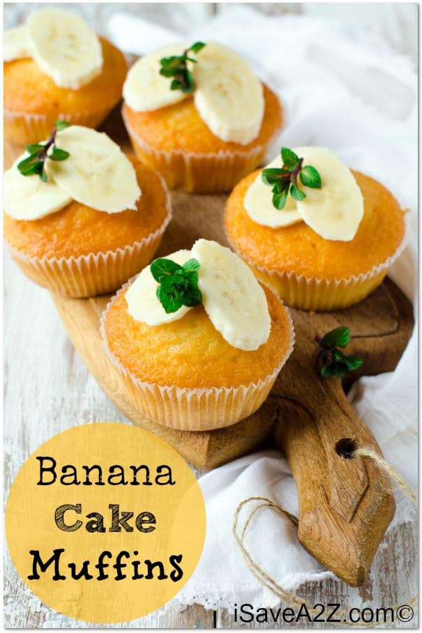 banana cake muffins