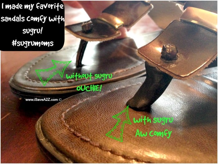 sugru comfy sandals fix #sugrumoms AD