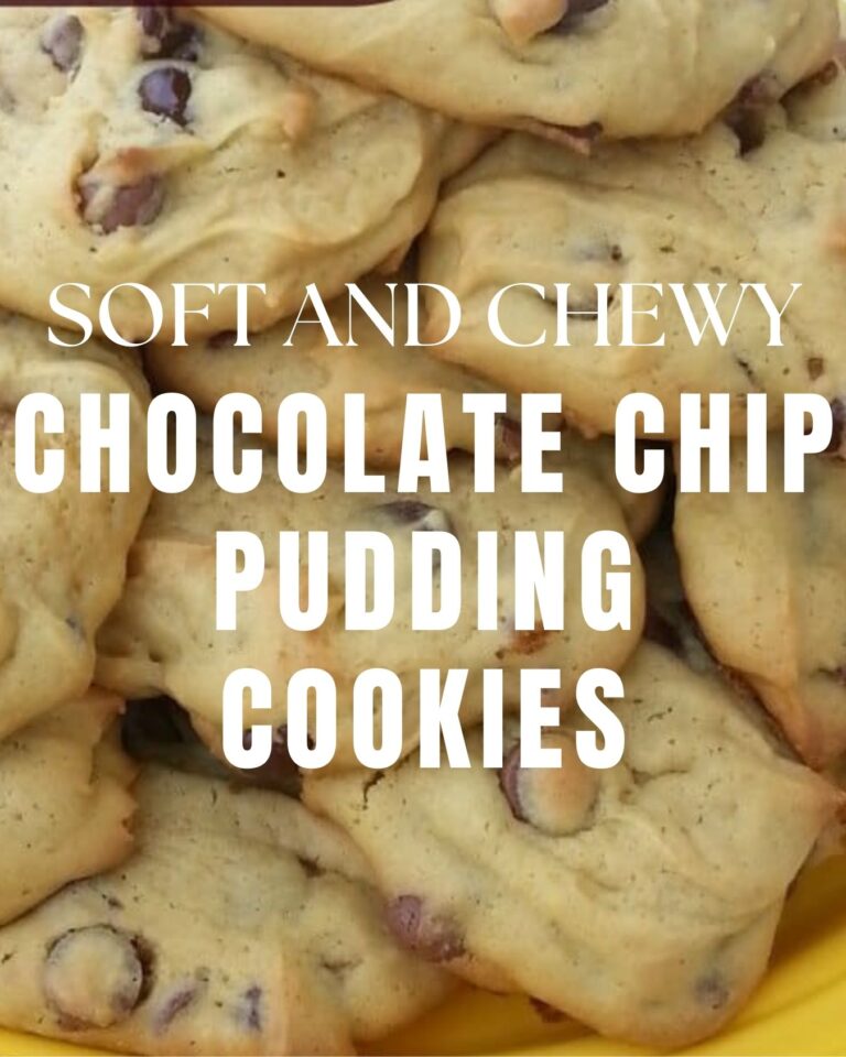 Soft and Chewy Chocolate Chip Pudding Cookies