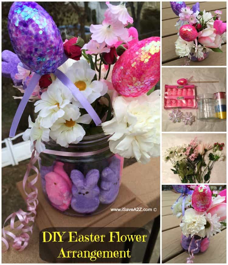 Easter Flower Arrangement DIY