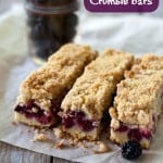 Easy Blackberry Crumble Bars