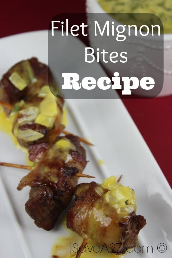 Filet Mignon Bites with Bearnaise Sauce