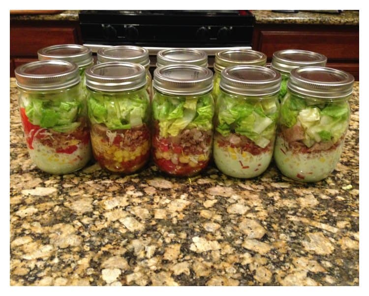 Mason Jar Salads